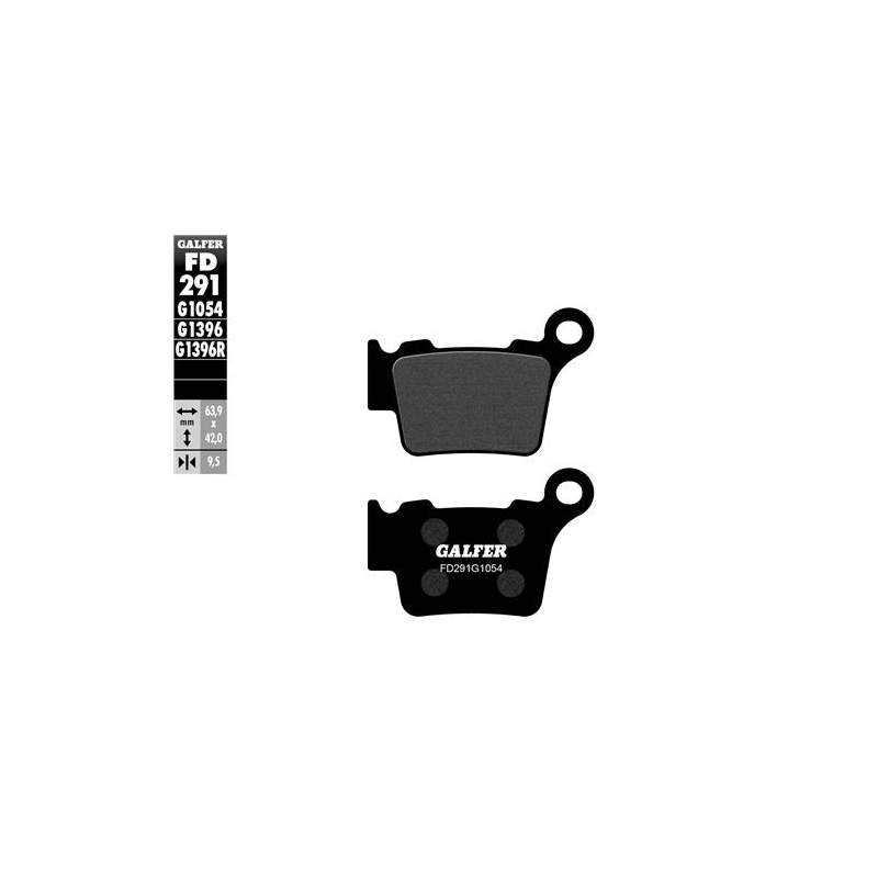 pastillas de freno moto galfer semi metal fd291g10