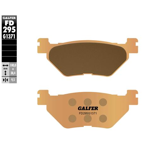pastillas de freno moto galfer sinter street fd295