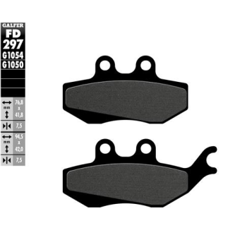 pastillas de freno moto galfer scooter fd297g1050
