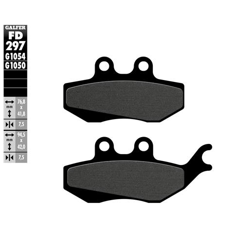 pastillas de freno moto galfer scooter fd297g1050