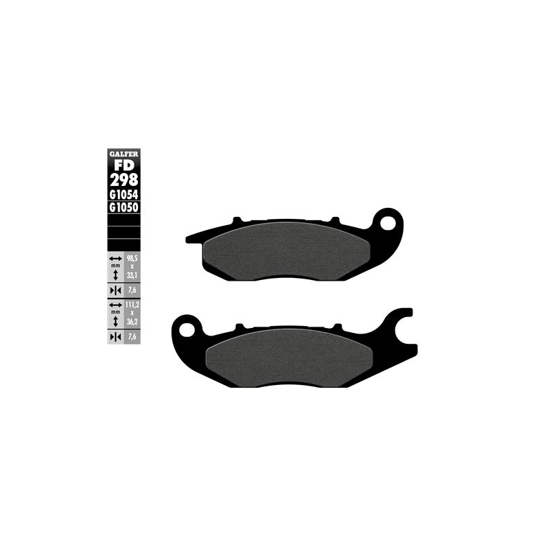 pastillas de freno moto galfer scooter fd298g1050