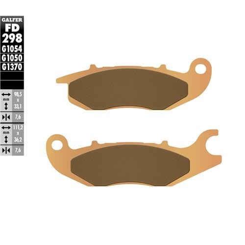 pastillas de freno moto galfer sinter street fd298