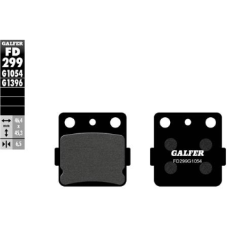 pastillas de freno moto galfer semi metal fd299g10