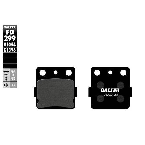 pastillas de freno moto galfer semi metal fd299g10