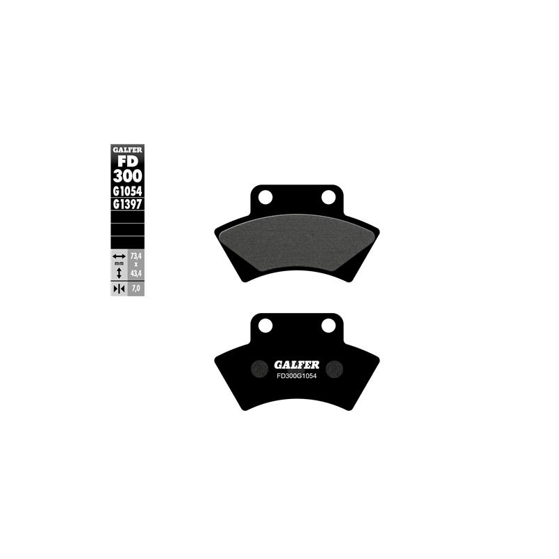 pastillas de freno moto galfer semi metal fd300g10