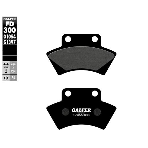 pastillas de freno moto galfer semi metal fd300g10