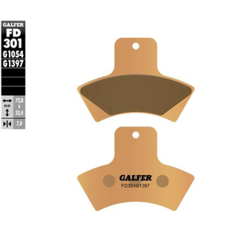 pastillas de freno moto galfer sinter quad fd301g1