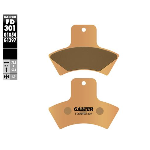 pastillas de freno moto galfer sinter quad fd301g1