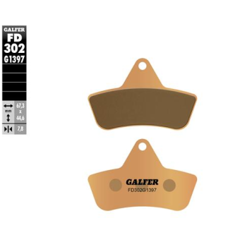 pastillas de freno moto galfer sinter quad fd302g1