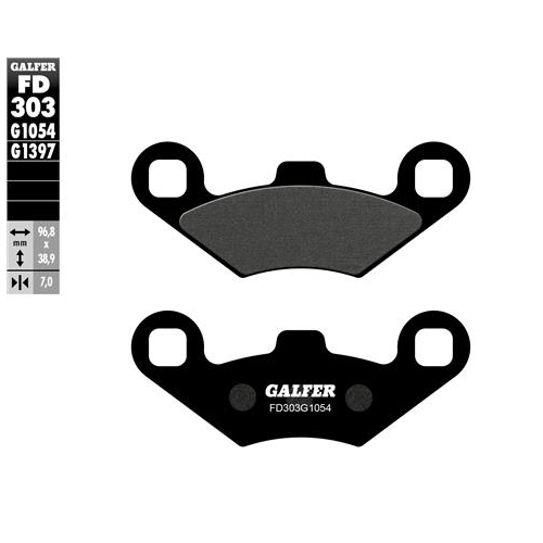 pastillas de freno moto galfer semi metal fd303g10