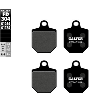 pastillas de freno moto galder sinter sport fd304g