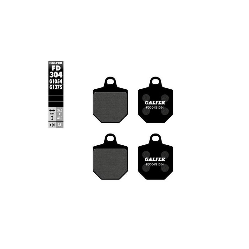 pastillas de freno moto galder sinter sport fd304g