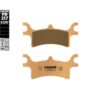 pastillas de freno moto galfer sinter quad fd317g1