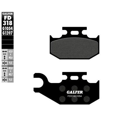 pastillas de freno moto galfer sinter quad fd318g1