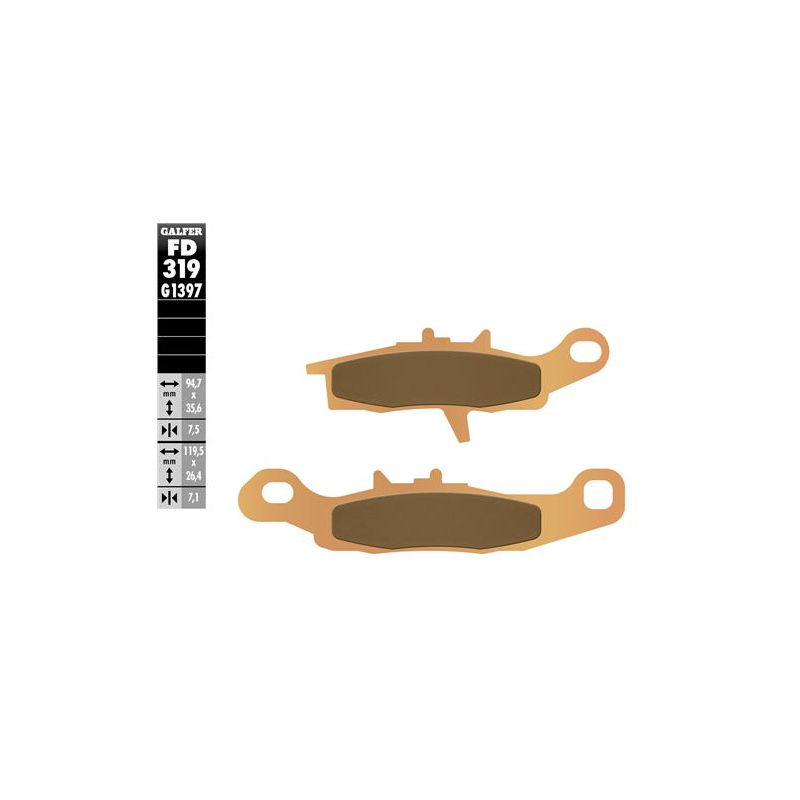 pastillas de freno moto galfer sinter quad fd319g1