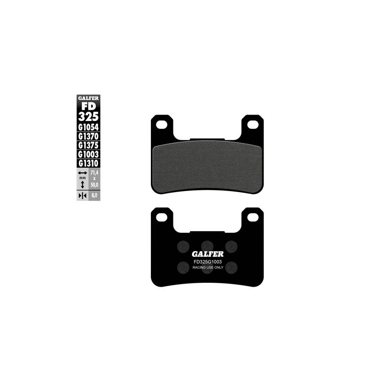 pastillas de freno moto galfer semi metal fd325g10