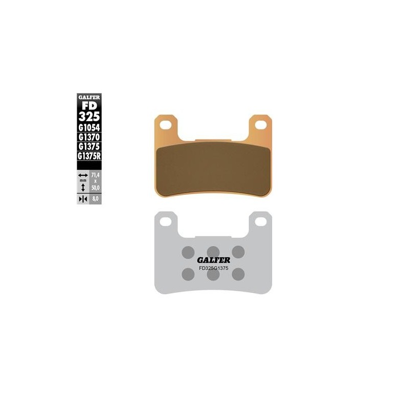 pastillas de freno moto galfer sinter sport fd325g
