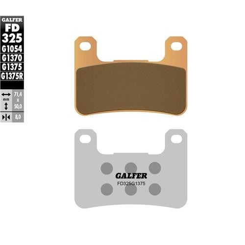 pastillas de freno moto galfer sinter sport fd325g