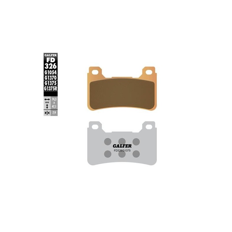 pastillas de freno moto galfer sinter sport fd326g