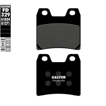 pastillas de freno moto galfer semi metal fd329g10
