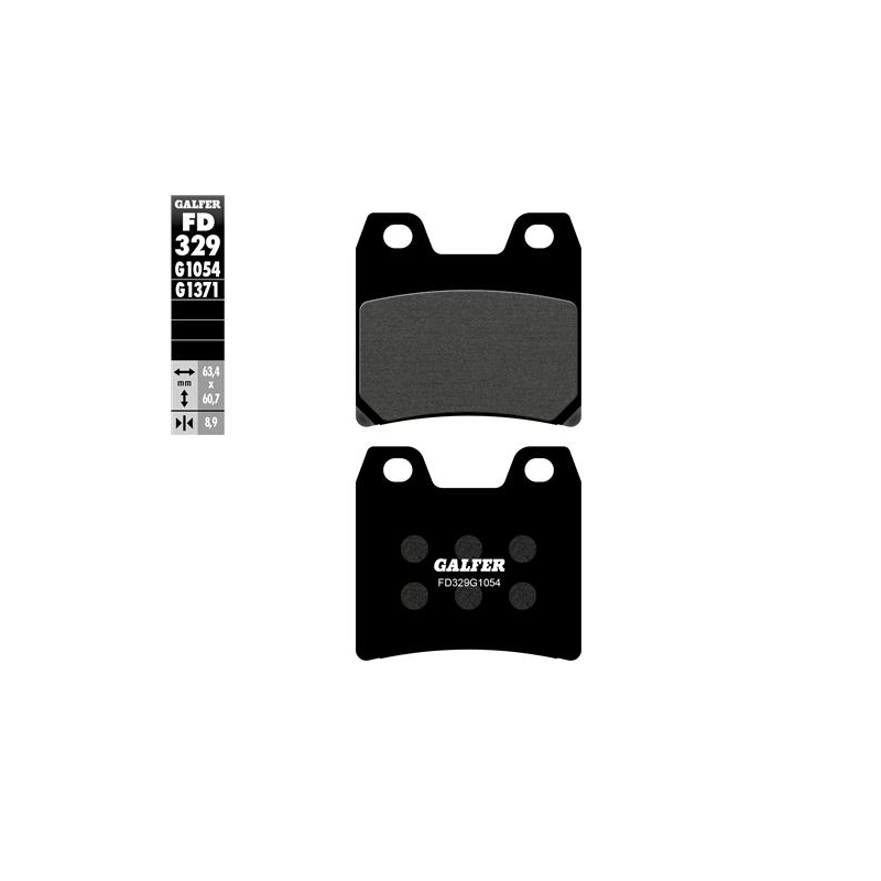pastillas de freno moto galfer semi metal fd329g10