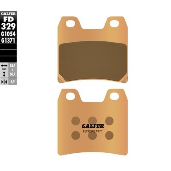 pastillas de freno moto galfer sinter street fd329