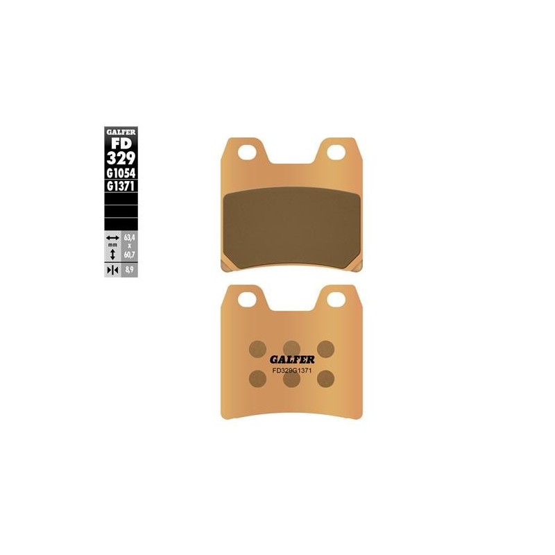 pastillas de freno moto galfer sinter street fd329