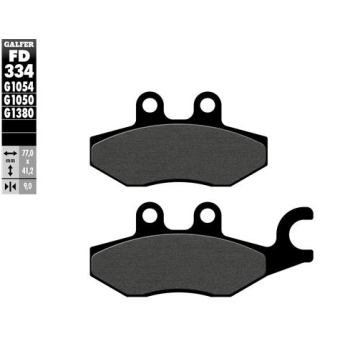 pastillas de freno moto galfer scooter fd334g1380