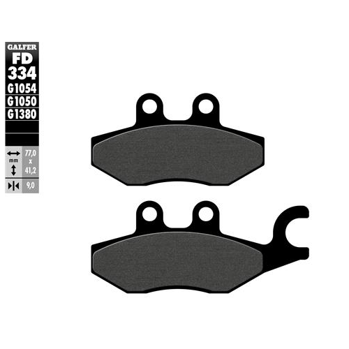 pastillas de freno moto galfer scooter fd334g1380