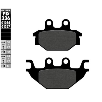pastillas de freno moto galfer sinter quad fd336g1