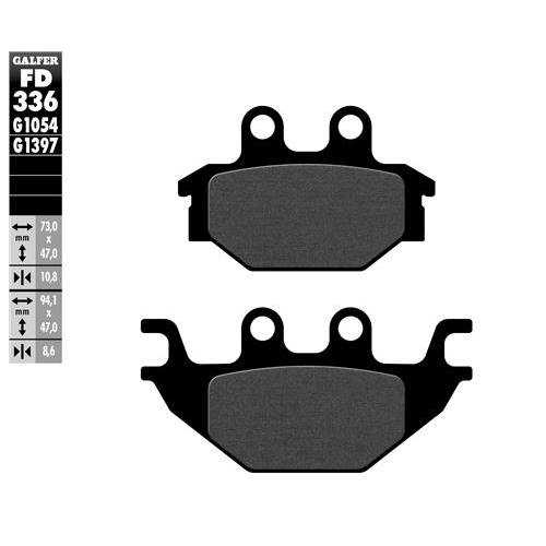 pastillas de freno moto galfer sinter quad fd336g1