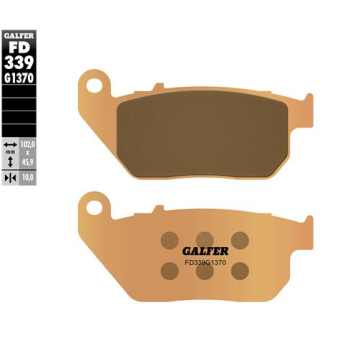 pastillas de freno moto galfer sinter street fd339