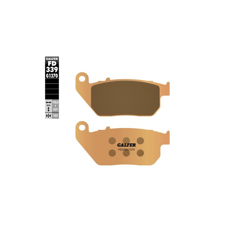 pastillas de freno moto galfer sinter street fd339