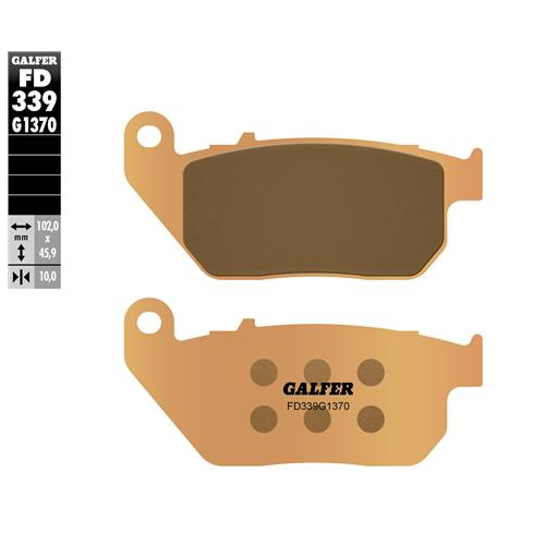 pastillas de freno moto galfer sinter street fd339