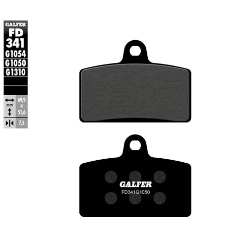 pastillas de freno moto galfer scooter fd341g1050