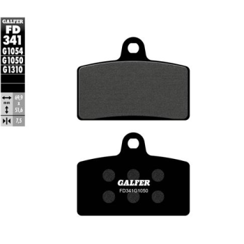 pastillas de freno moto galfer semi metal fd341g10