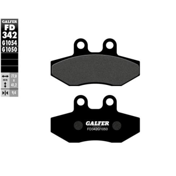 pastillas de freno moto galfer scooter fd342g1050