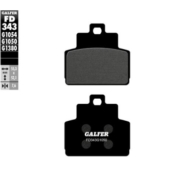 pastillas de freno moto galfer scooter fd343g1050