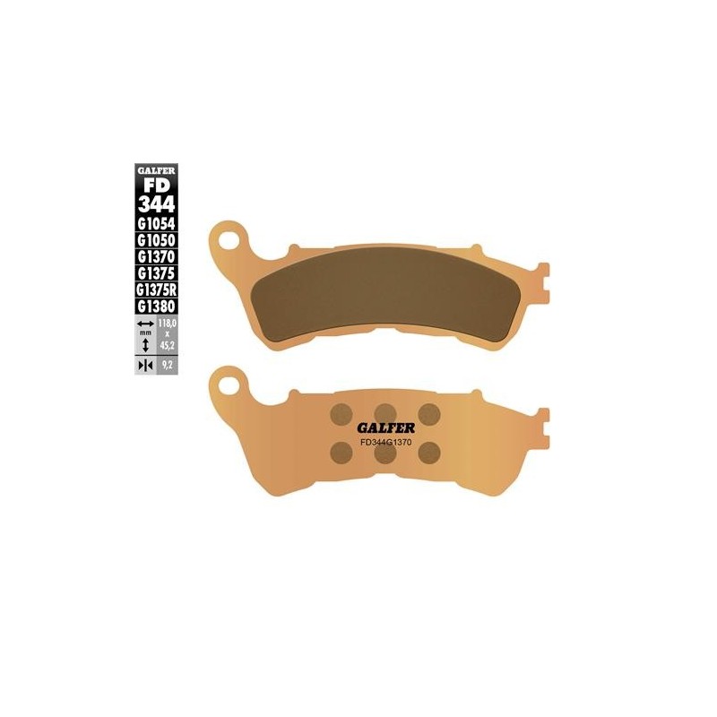 pastillas de freno moto galfer sinter street fd344