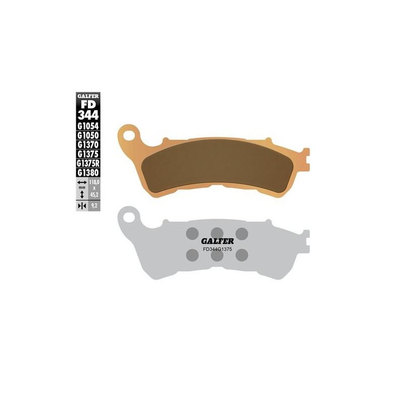 pastillas de freno moto galfer sinter sport fd344g