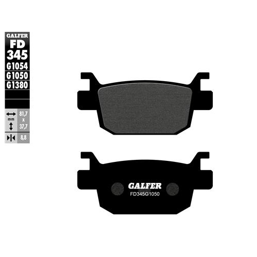 pastillas de freno moto galfer scooter fd345g1050