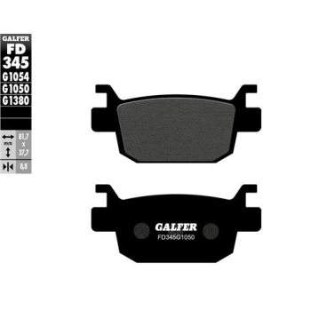 pastillas de freno moto galfer scooter fd345g1380