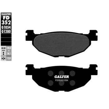 pastillas de freno moto galfer scooter fd352g1380