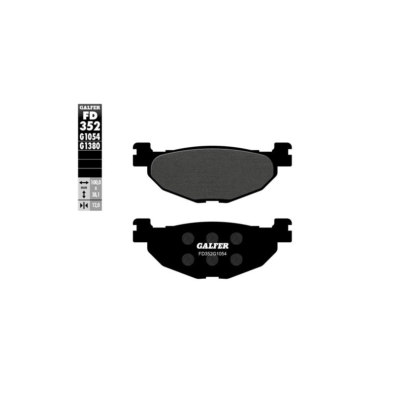 pastillas de freno moto galfer scooter fd352g1380
