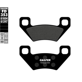 pastillas de freno moto galfer sinter quad fd353g1