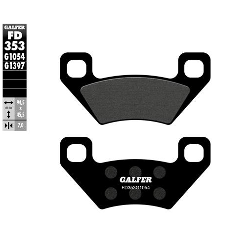 pastillas de freno moto galfer sinter quad fd353g1