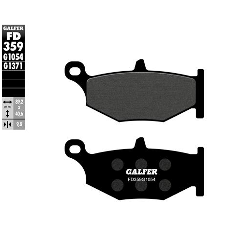 pastillas de freno moto galfer semi metal fd359g10