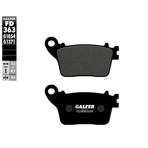 pastillas de freno moto galfer semi metal fd363g10