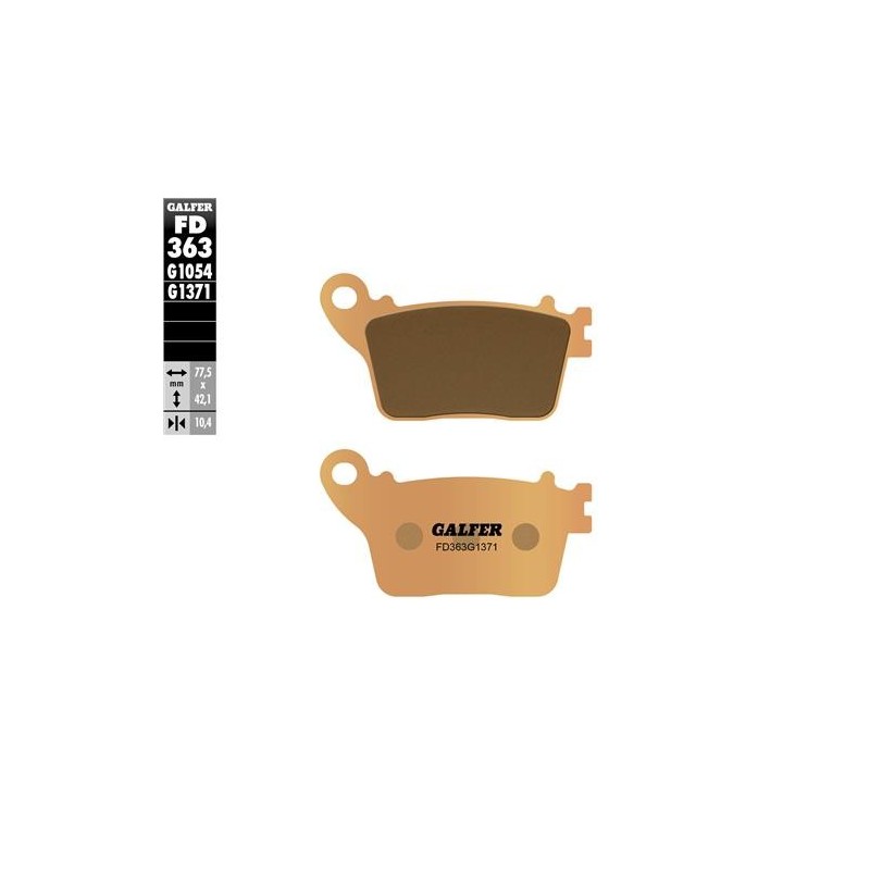 pastillas de freno moto galfer sinter street fd363