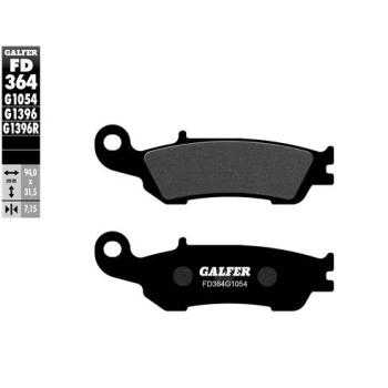 pastillas de freno moto galfer semi metal fd364g10